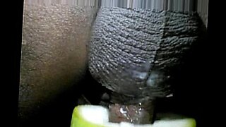 Big black cock fucking in hardcore sex videos with a bottle gourd.