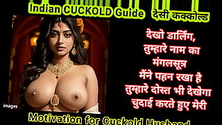 First time experience of an Indian wife with cuckold sex.