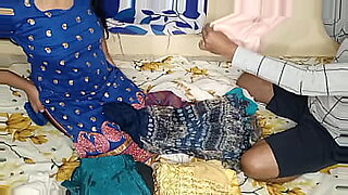 Stepsister helps with her dress and then gives a blowjob and has hardcore sex with her.