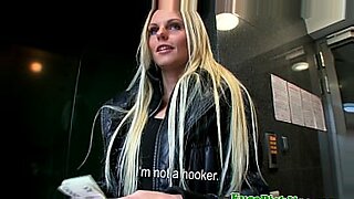 Hot blonde euro babes bj for some cash
