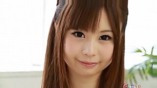 Beautiful Asian teen in lingerie, solo play with dildo and fingers.