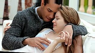 Hot Euro girl gets it on with black man.