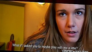 Eurobabe Dominika flashes her ass and stuffed for some money