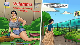 Velamma and her husband have fun in the Garden of Earthly Delights.