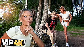 MOMMY4K. Russian Cougar Malusha found a dude with huge cock in the park and fucked him in 5 minutes