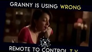 Granny’s remote control surprise leads to hot milf porn action.
