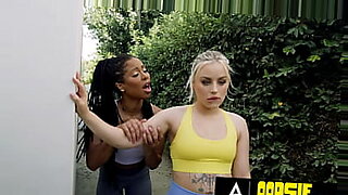 OOPSIE - Hot Kira Noir's Bestie Gets Aroused While Seeing Hot Woman Walking Her Husband With A Leash