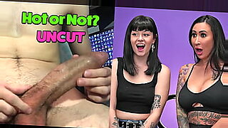 Hot or not? Uncut Monster Cock She Reacts Lilly and Nova