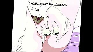 Pink-haired hentai teen masturbating