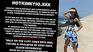 Walk on the cliff finishes with assfuck going knuckle deep &_ rosebud by sexy gape princess Hotkinkyjo