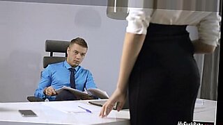 Sexy secretary Sheri Vi seduces her boss and fucks him