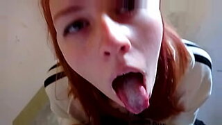 Fucked Me in the Stairwell while Parents are at Home - Swallowed Sperm - POV