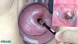 Mature Milf Cervix Play with Endoscope Japanese Cam into Uterus
