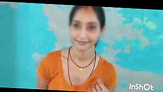 Newly wed wife having sex with her husband.