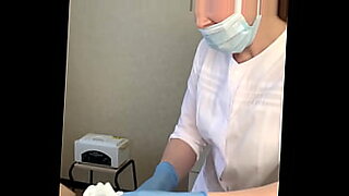 The patient CUM powerfully during the examination procedure in the doctor's hands