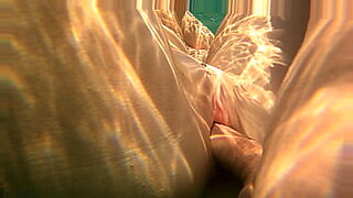 Risky Fucked swim girl underwater  Public anal and pussy fuck on the beach JessiJek