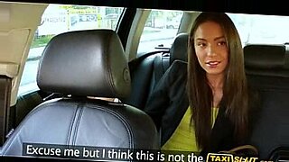 Hot amateur brunette lady Nataly fucked with the driver