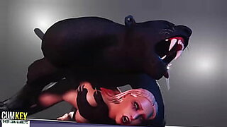 Hot Babe Mates with Furry Monster | Big Cock Monster | 3D Porn Wild Life