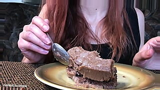Cum Cake ;) Caden Jerks Off onto a Slice and Aimee Eats It