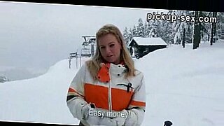 Czech girl Nathaly Teges fucked with pervert stranger for cash