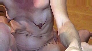 Wife fucks husband in chair.