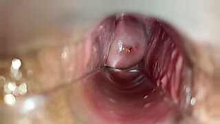 orgasm inside the vagina close-up
