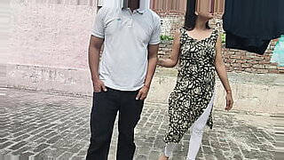 A hot milf and her man fuck on the terrace.