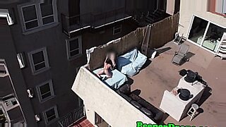 Drone films rooftop sex