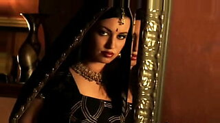 Hot Indian brunette enjoys teasing and showing off her slim body.