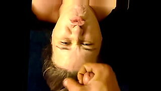 Sucked the cock and got her Forehead covered in sticky stuff