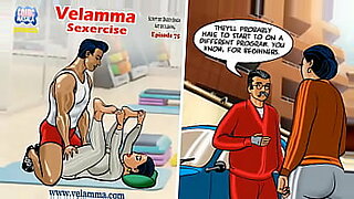 Velamma and her friends do hot yoga.