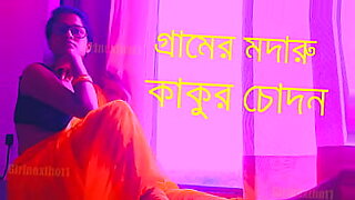 Mother-in-law Kakar’s son gets his stepmother in the bedroom for hot sex.