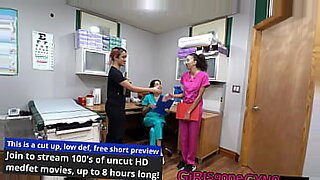 Nurses Get Naked & Examine Each Other While Doctor Tampa Watches! 