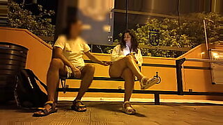 Stranger Seduced a Milf at a Bus Stop. Fucking on the street with someone else's wife