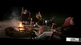 Campfire blowjob with smores and harp music