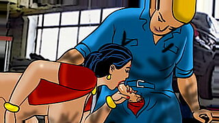 Velamma has sex with mechanics and gets dirty and oily.