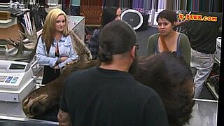 Two lesbians pawn their asses and get fucked for money